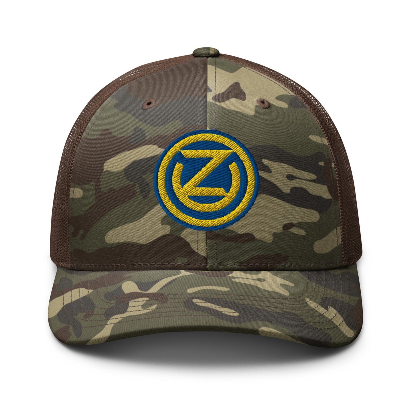 102nd Training Division Camouflage Trucker Hat