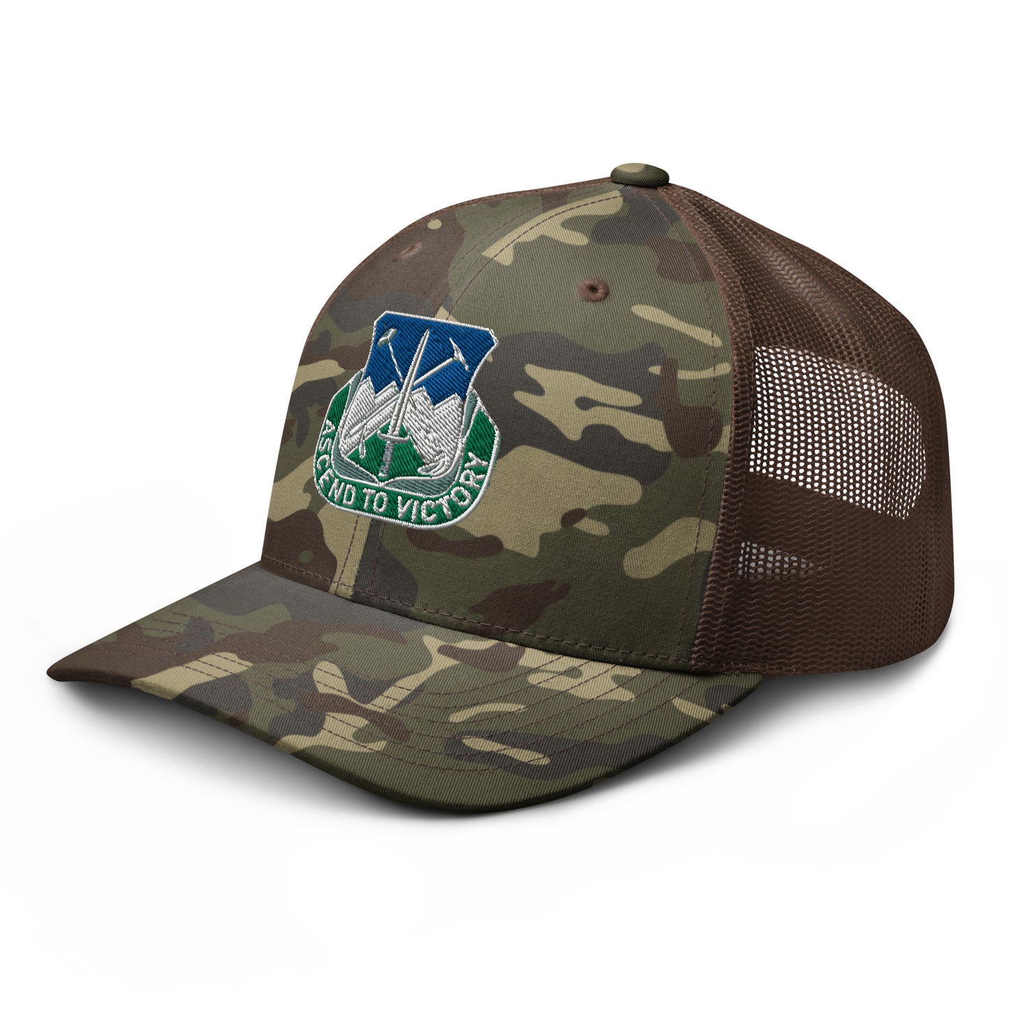 Ascend to Victory Camouflage Trucker Cap