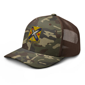 2nd Battalion, 2nd Infantry Regiment Camouflage trucker hat
