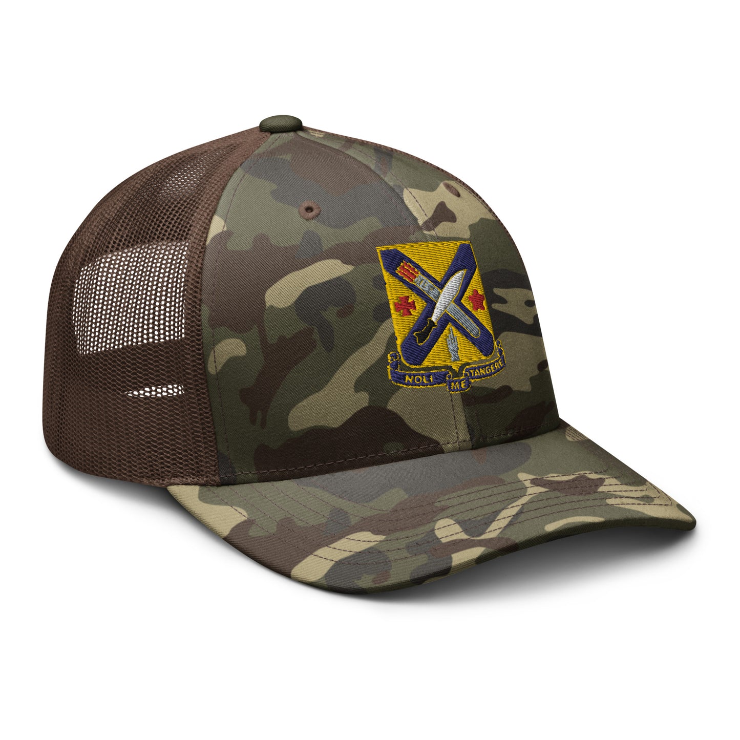 2nd Battalion, 2nd Infantry Regiment Camouflage trucker hat