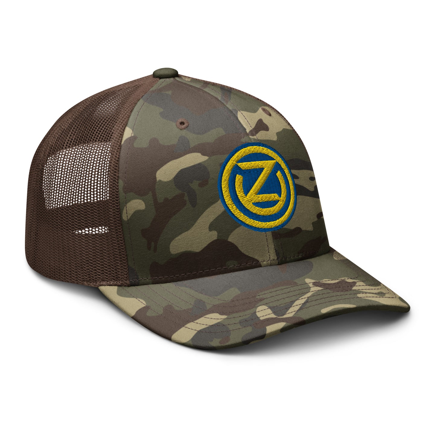 102nd Training Division Camouflage Trucker Hat