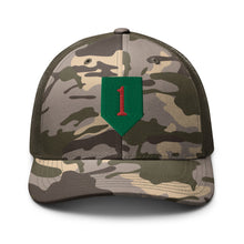 Load image into Gallery viewer, Big Red One Camouflage trucker Hat