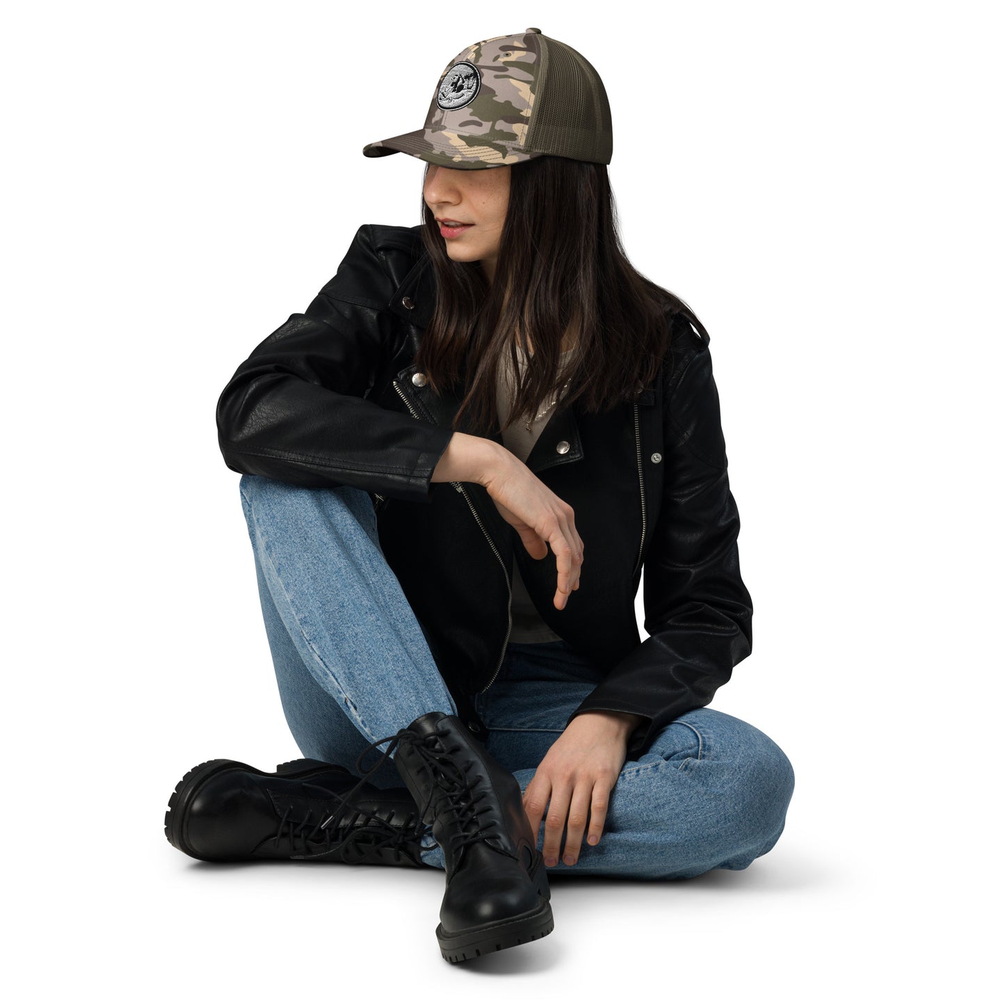 Swamp Pando Camouflage Trucker Hat