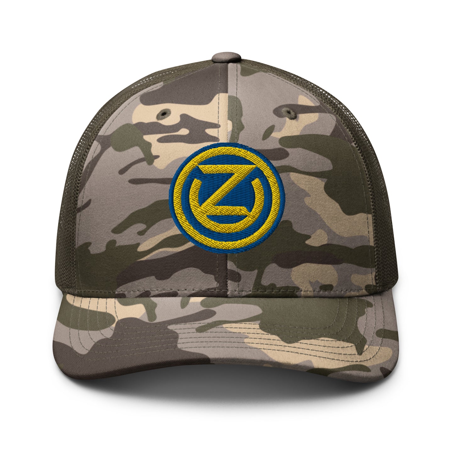 102nd Training Division Camouflage Trucker Hat