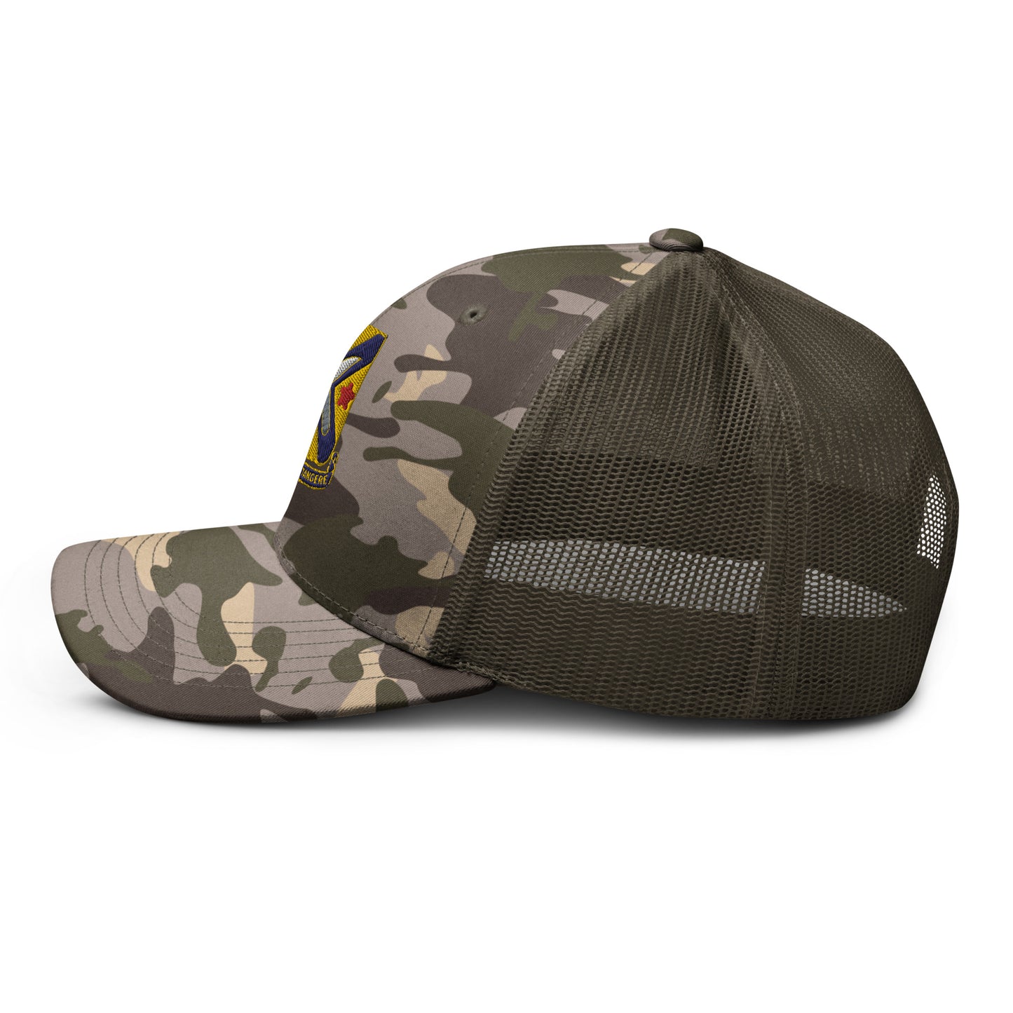 2nd Battalion, 2nd Infantry Regiment Camouflage trucker hat