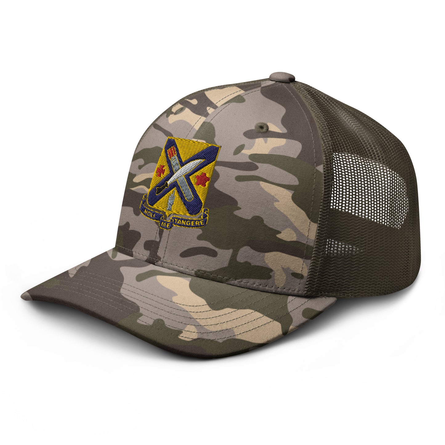 2nd Battalion, 2nd Infantry Regiment Camouflage trucker hat