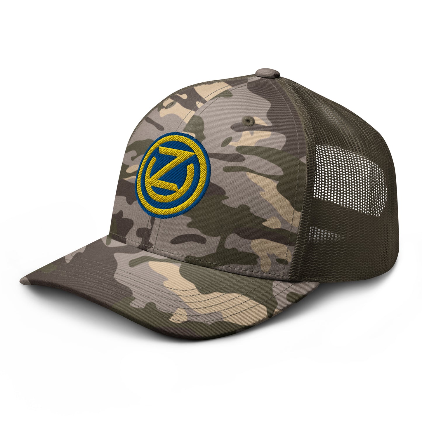 102nd Training Division Camouflage Trucker Hat