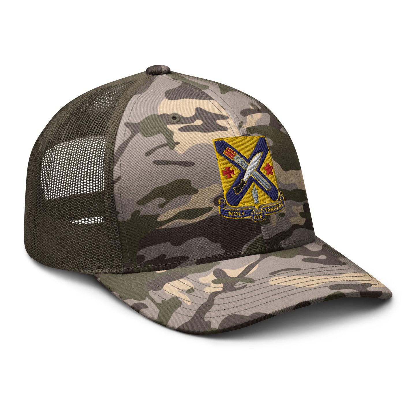 2nd Battalion, 2nd Infantry Regiment Camouflage trucker hat