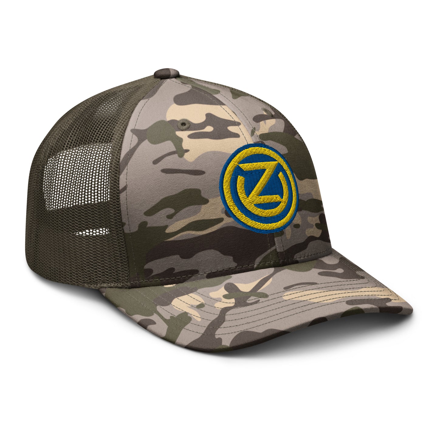 102nd Training Division Camouflage Trucker Hat