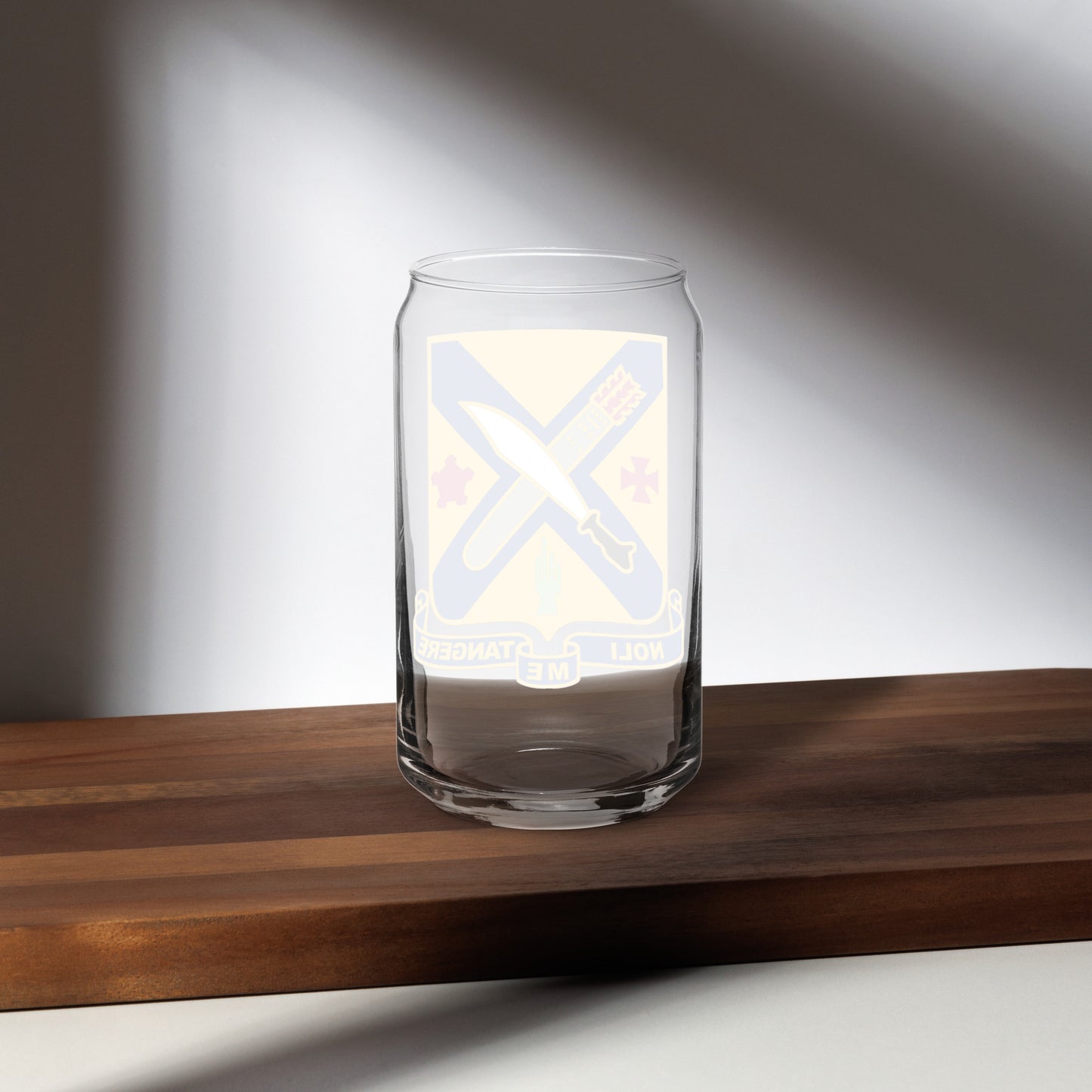 2nd Battalion, 2nd Infantry Regiment Can-shaped glass