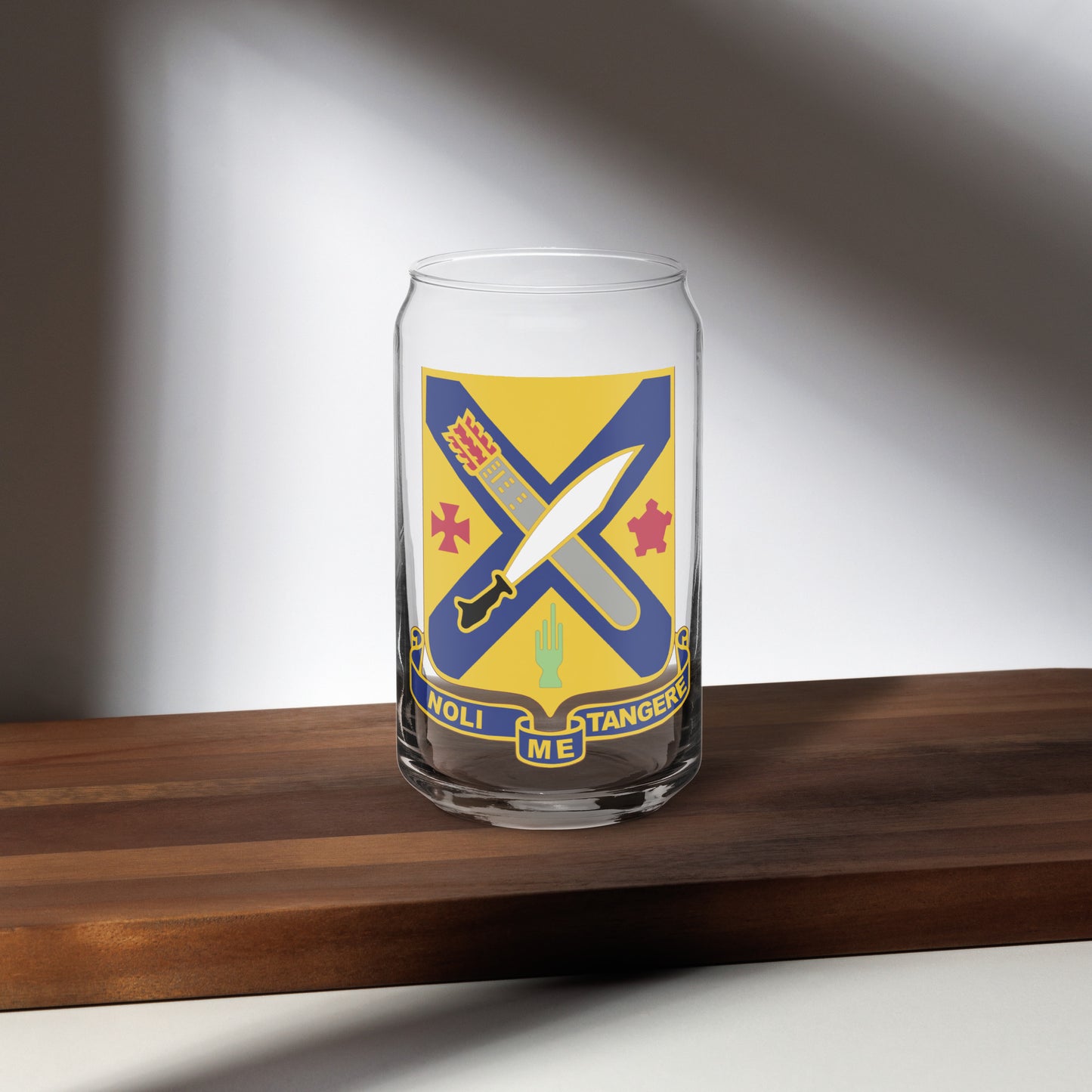 2nd Battalion, 2nd Infantry Regiment Can-shaped glass