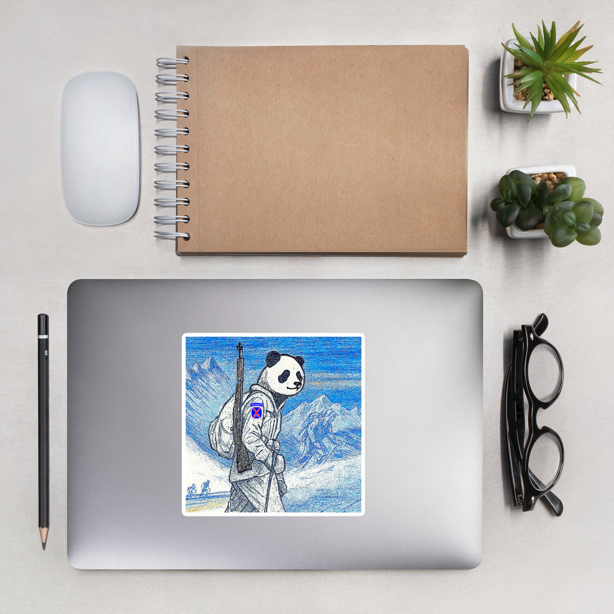 Copiado Comando Sticker PANDO COMMANDO TRIBUTE Stickers – Mountain Up