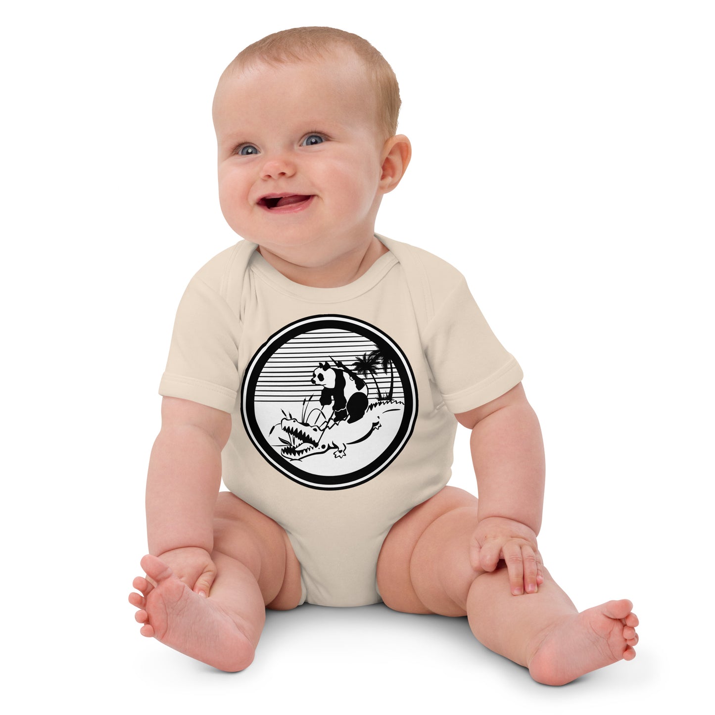 Swamp Pando Organic Cotton Baby Bodysuit