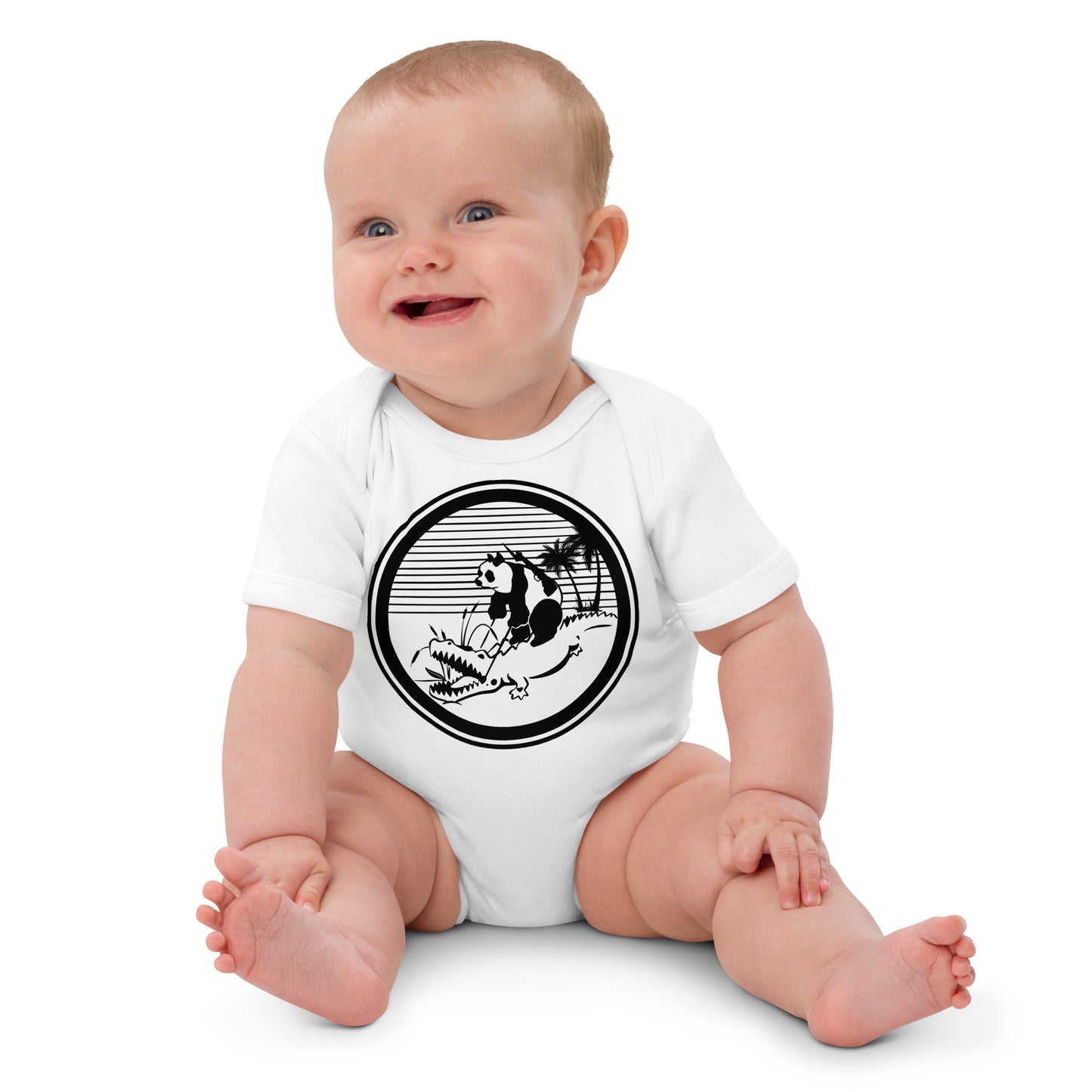 Swamp Pando Organic Cotton Baby Bodysuit