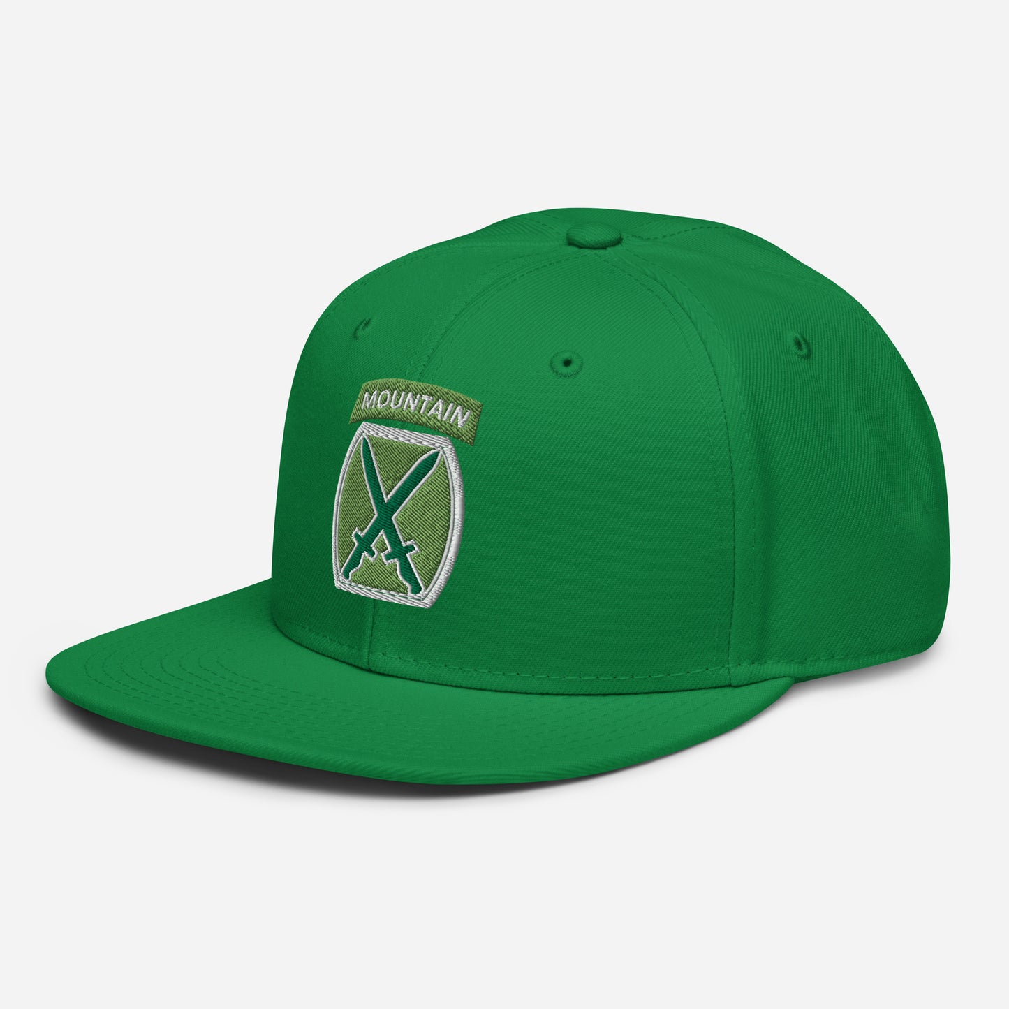 Luck of the 10th Mountain Snapback Hat