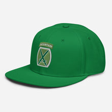 Load image into Gallery viewer, Luck of the 10th Mountain Snapback Hat