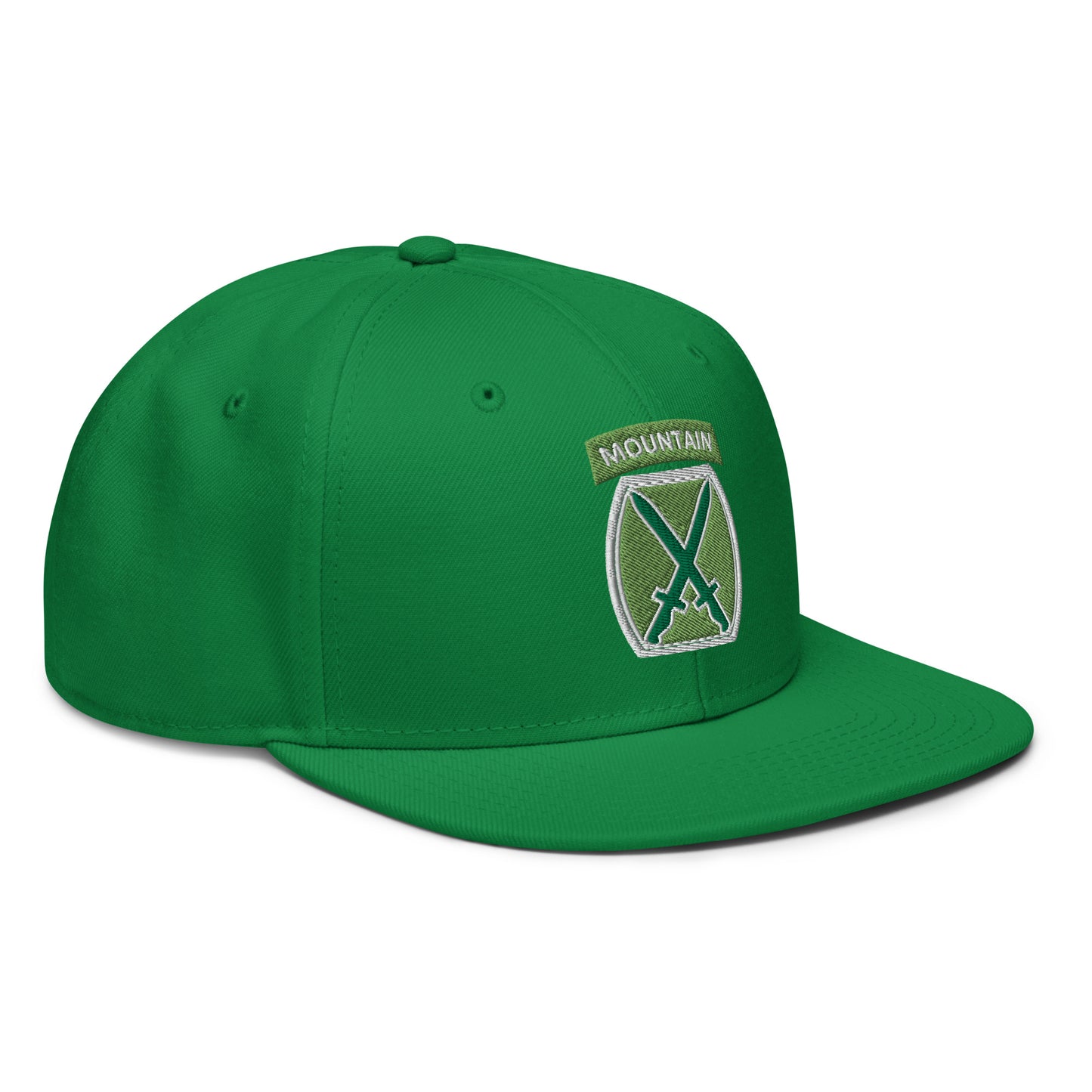 Luck of the 10th Mountain Snapback Hat