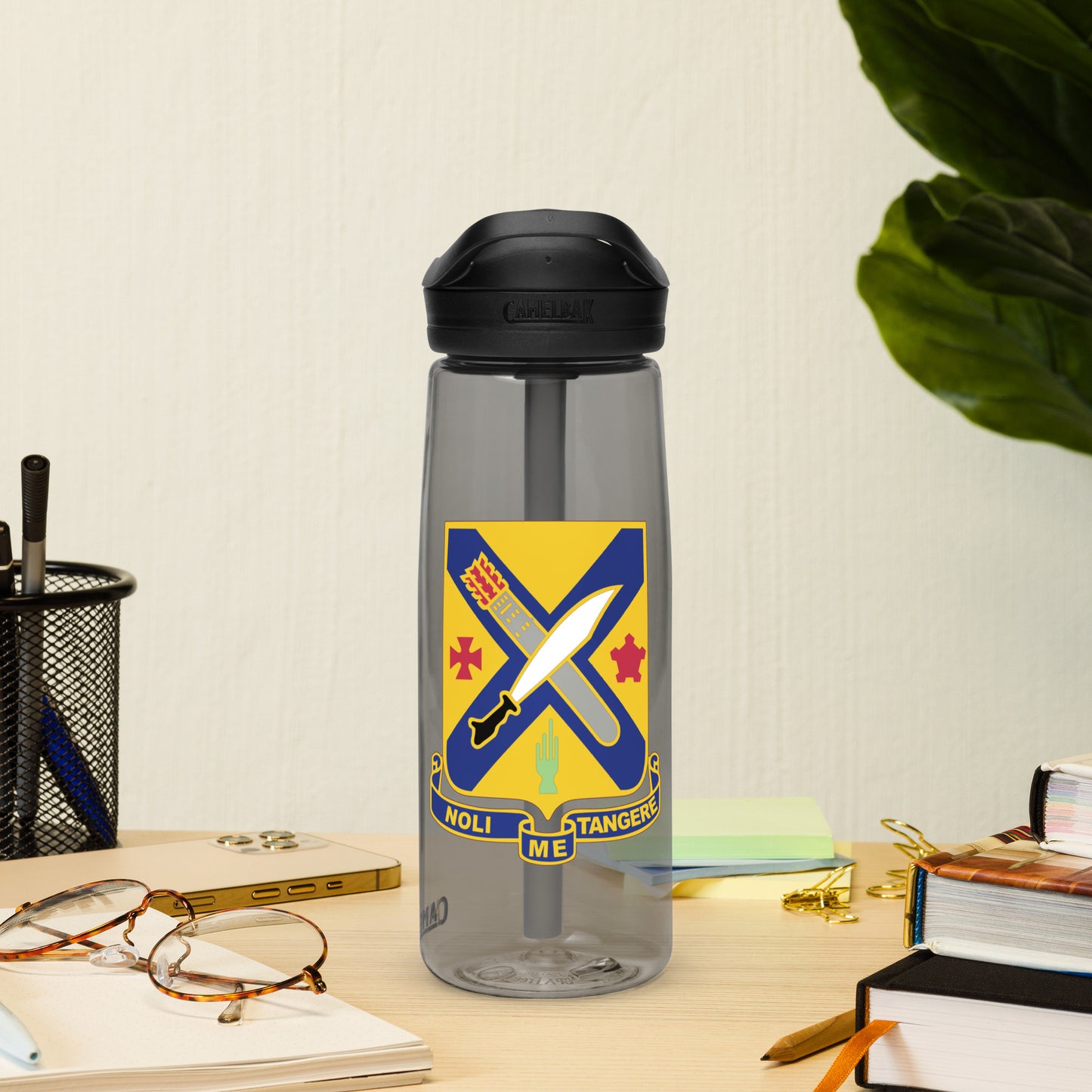 2nd Battalion, 2nd Infantry Regiment Sports water bottle