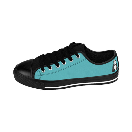 Teal Panda Women's "Comfy As F@$k" Sneakers