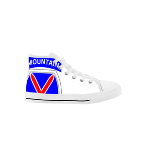 10TH MOUNTAIN Kids High Top Canvas Shoes