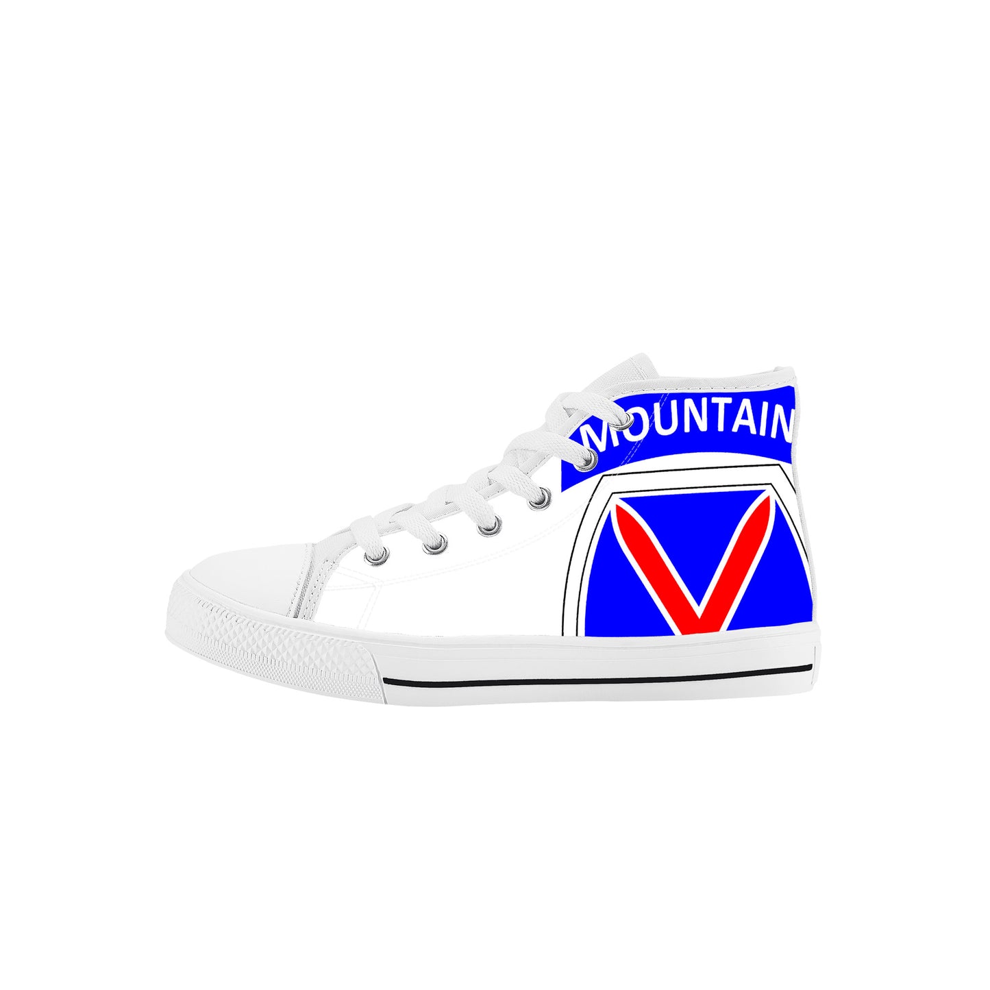 10TH MOUNTAIN Kids High Top Canvas Shoes