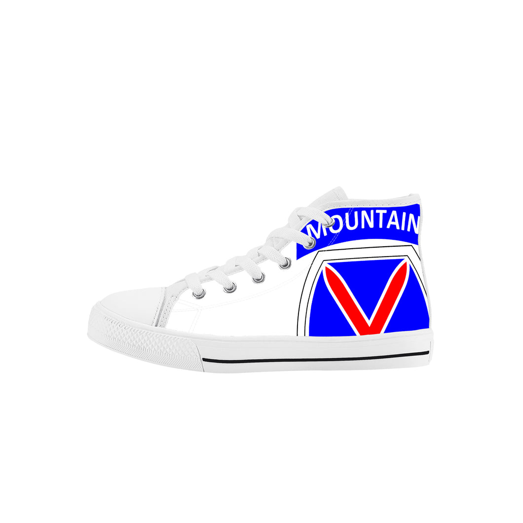 10TH MOUNTAIN Kids High Top Canvas Shoes