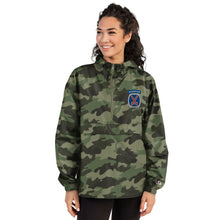 Load image into Gallery viewer, 10th Mountain Embroidered Camo Champion Packable Jacket