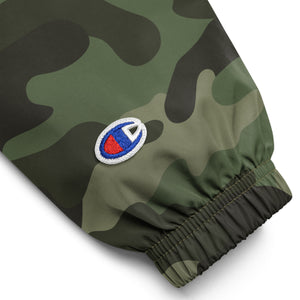 10th Mountain Embroidered Camo Champion Packable Jacket