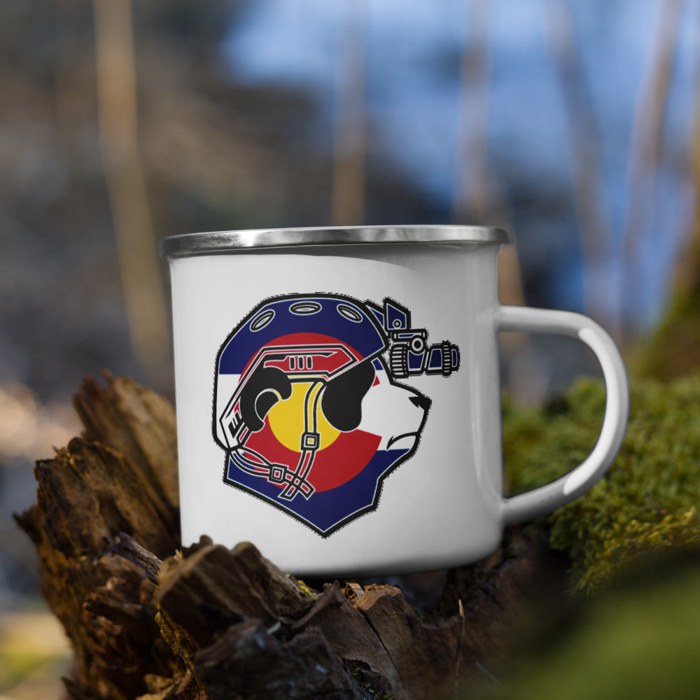 Colorado Pando Commando Enamel Mug