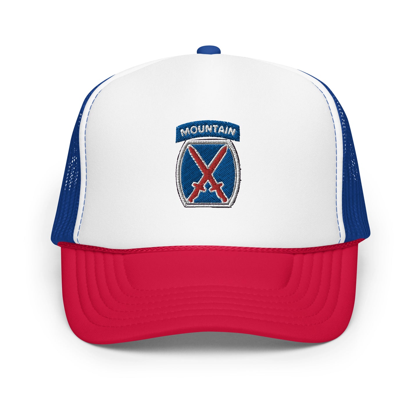 10th Mountain Foam trucker hat