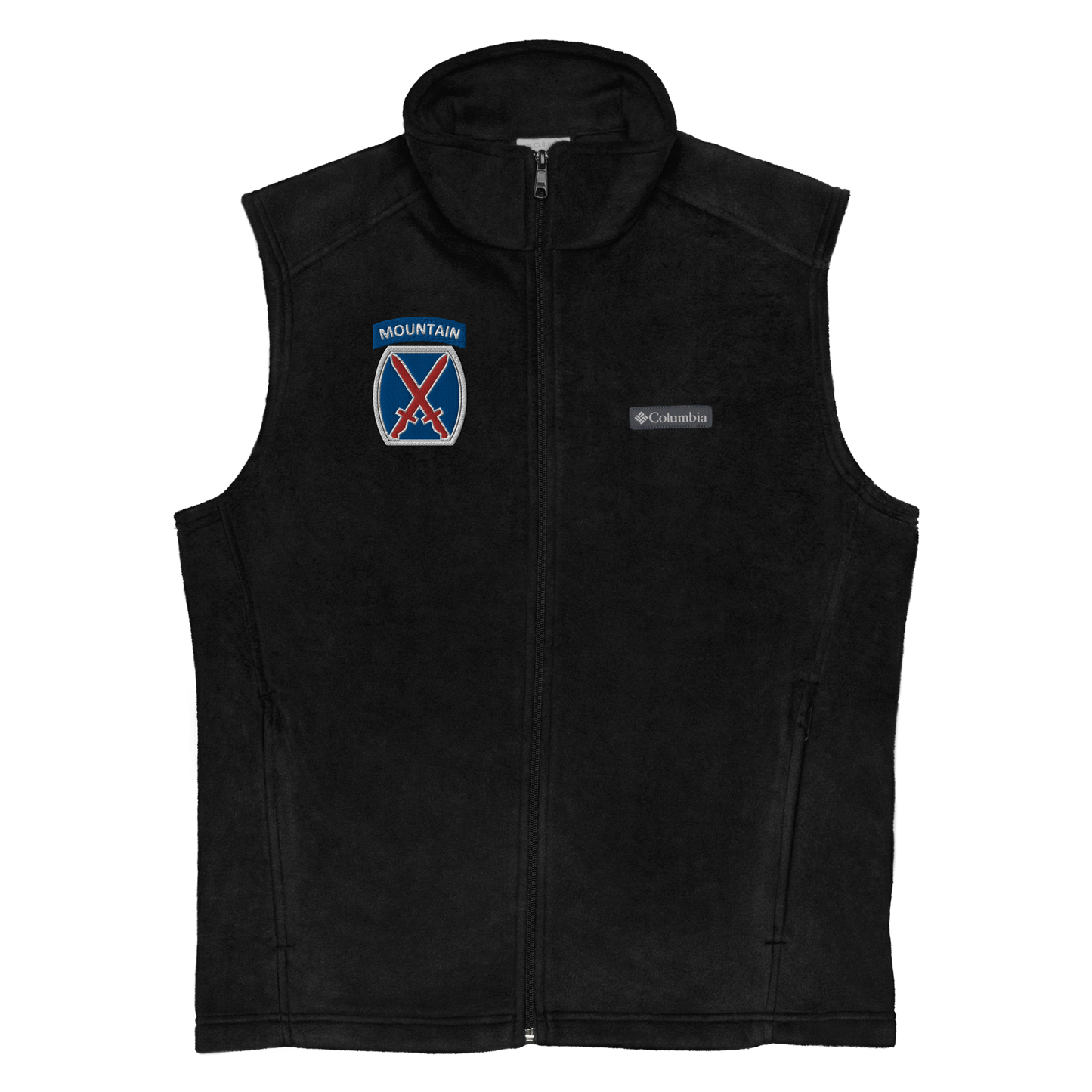 10th Mountain Men’s Columbia fleece vest