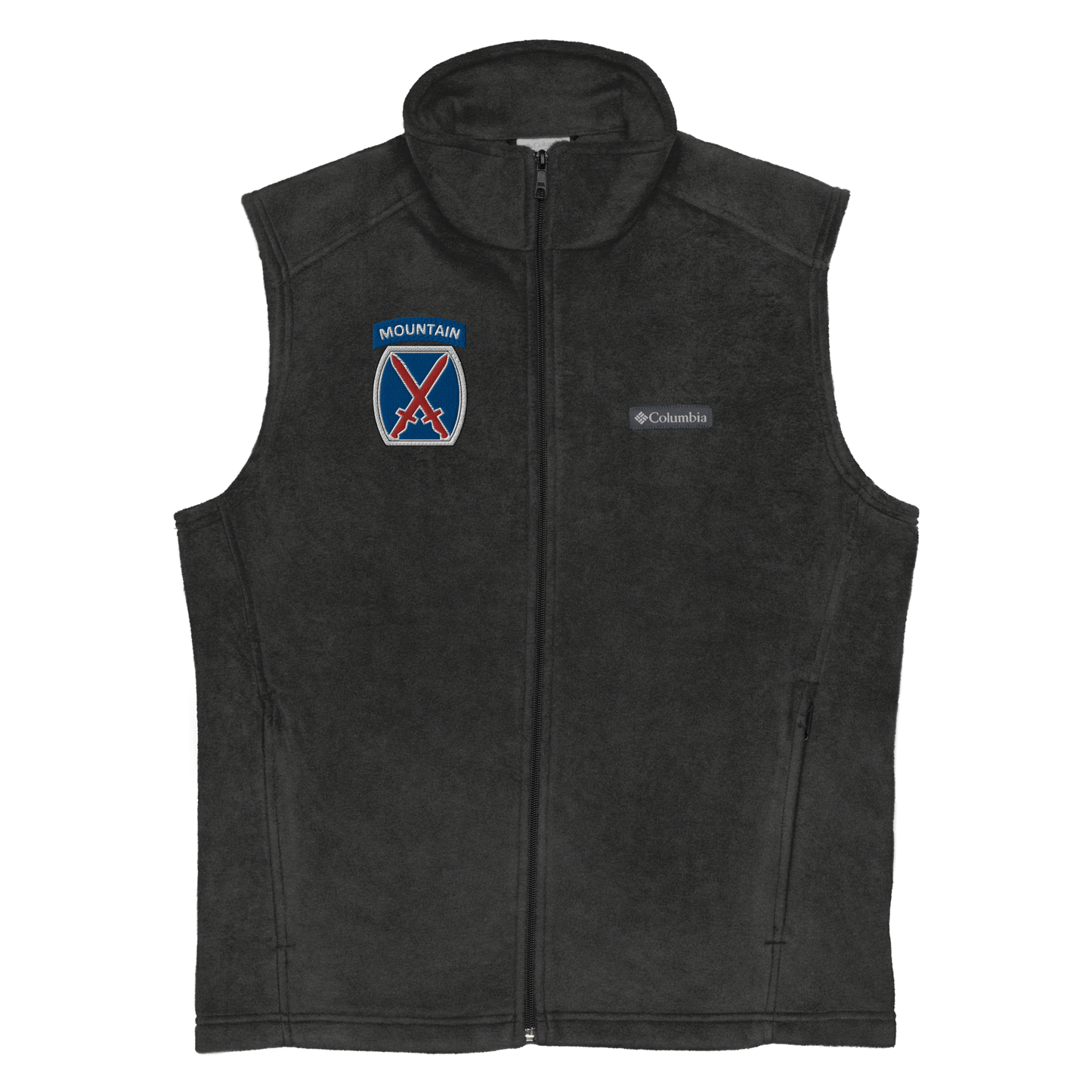 10th Mountain Men’s Columbia fleece vest