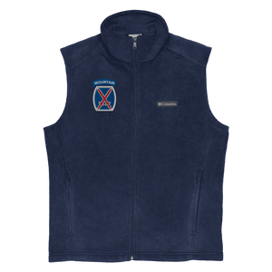 10th Mountain Men’s Columbia fleece vest