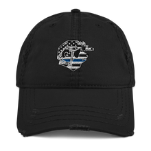 Load image into Gallery viewer, Thin Blue Line Panda Distressed Dad Hat