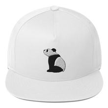 Load image into Gallery viewer, Pensive Panda Flat Bill Cap