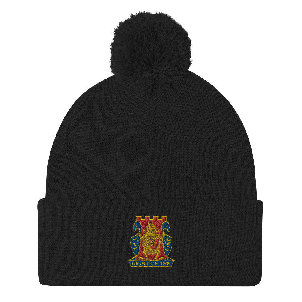 Gold Dragon Pom-Pom Beanie