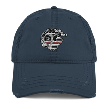Load image into Gallery viewer, Thin Red Line Distressed Dad Hat