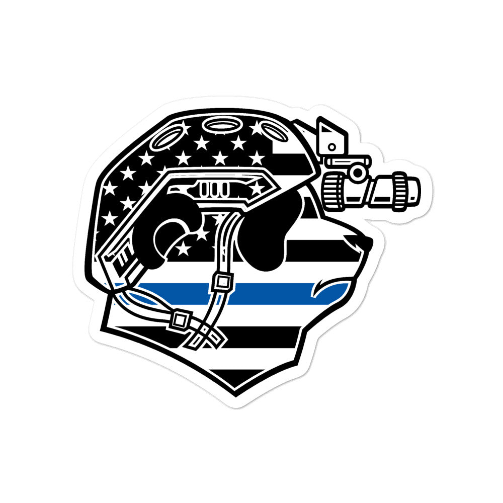 Thin Blue Line Pando Commando Bubble-free stickers