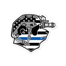 Load image into Gallery viewer, Thin Blue Line Pando Commando Bubble-free stickers