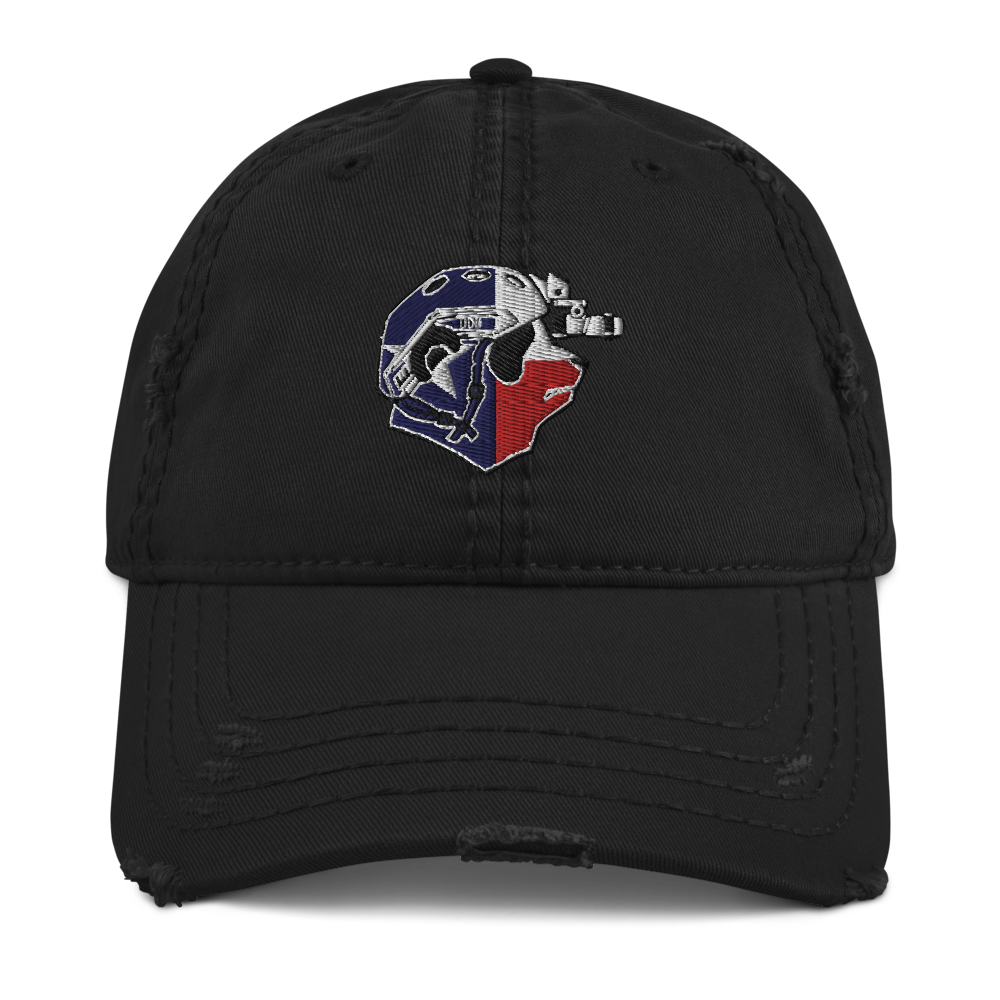 Texan Panda Distressed Dad Hat