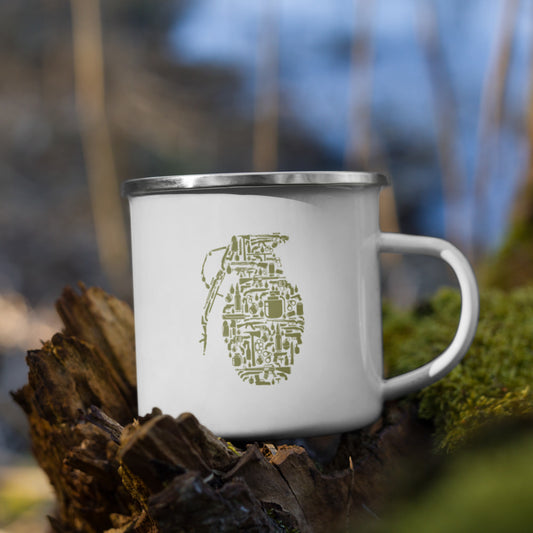 Grenade Enamel Mug