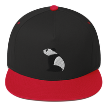 Load image into Gallery viewer, Pensive Panda Flat Bill Cap