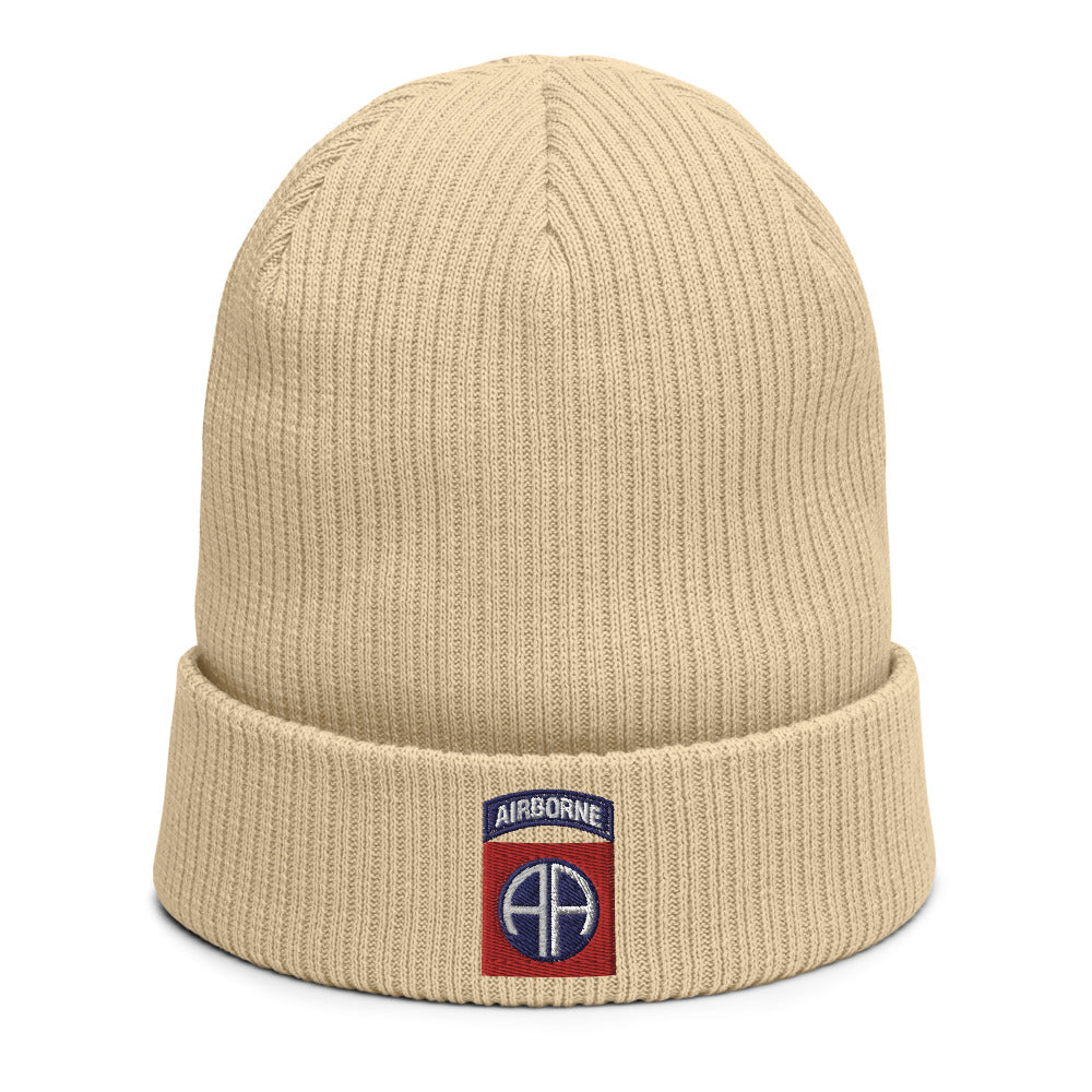 82nd Abn Organic ribbed beanie