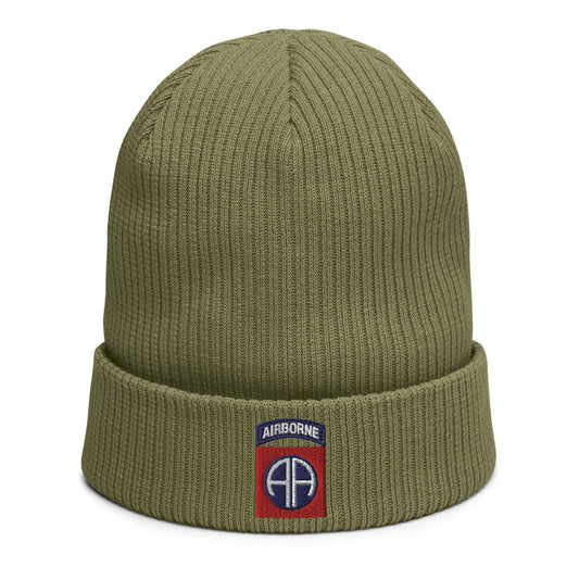 82nd Abn Organic ribbed beanie