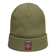 Load image into Gallery viewer, 82nd Abn Organic ribbed beanie