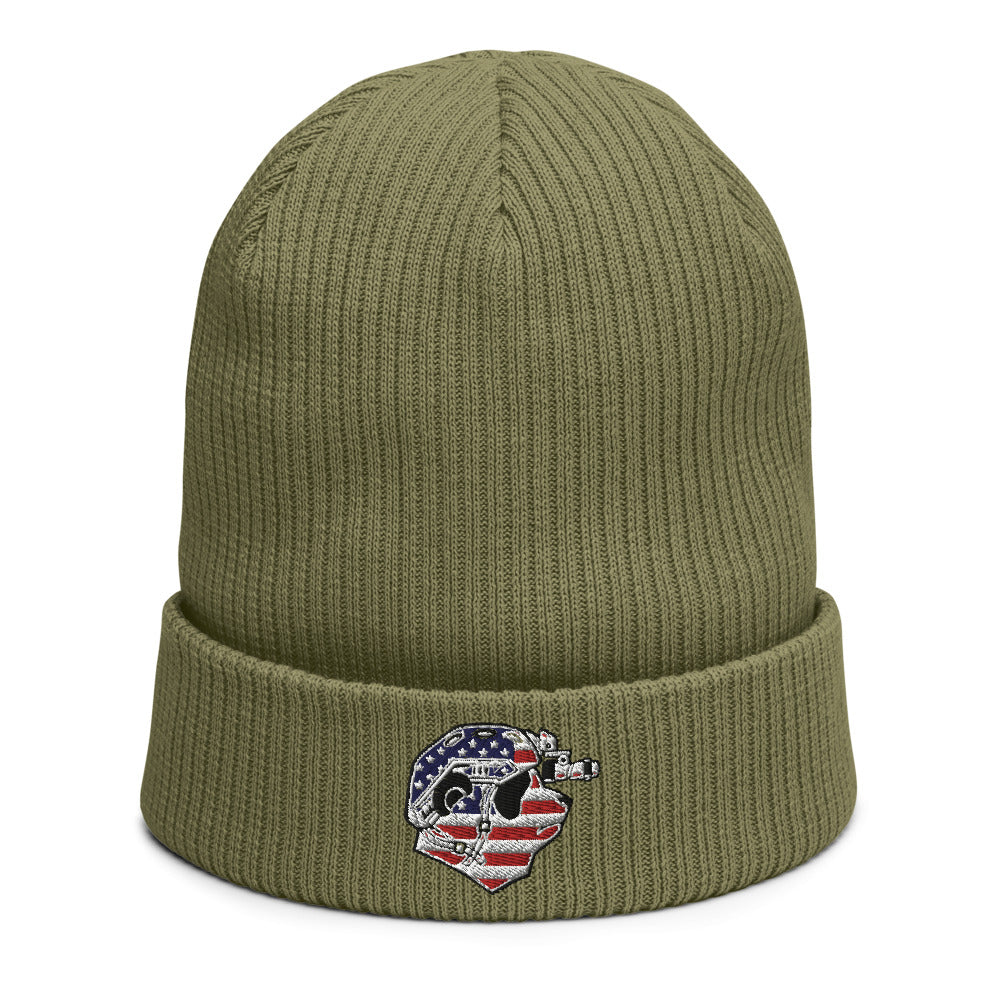 USA Pando Commando Organic ribbed beanie