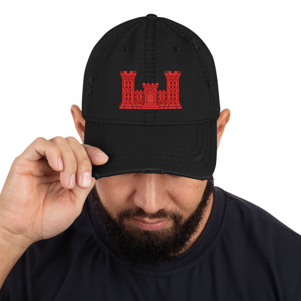 Engineer Distressed Dad Hat