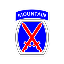 Load image into Gallery viewer, 10th Mountain Bubble-free stickers