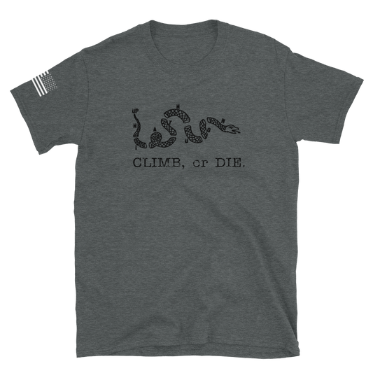 CLIMB, or DIE.  Tee