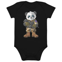 Load image into Gallery viewer, Determined Pando Commando Organic Cotton Baby Bodysuit